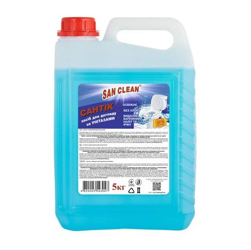 Засіб чистячий для унітазів SAN CLEAN 5 л. (4820003543047)